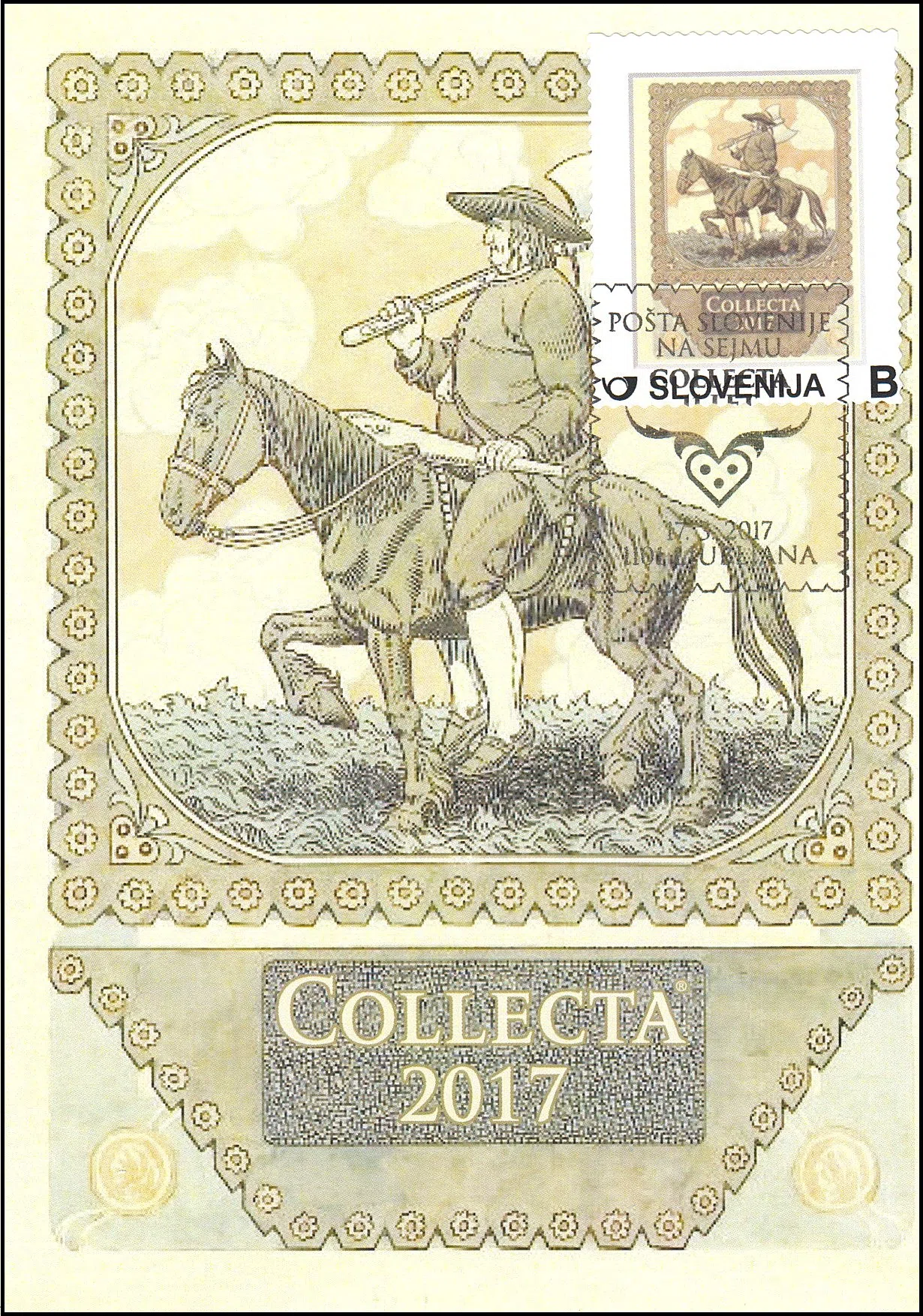 POŠTA SLOVENIJE NA SEJMU COLLECTA 2017 11 LET       